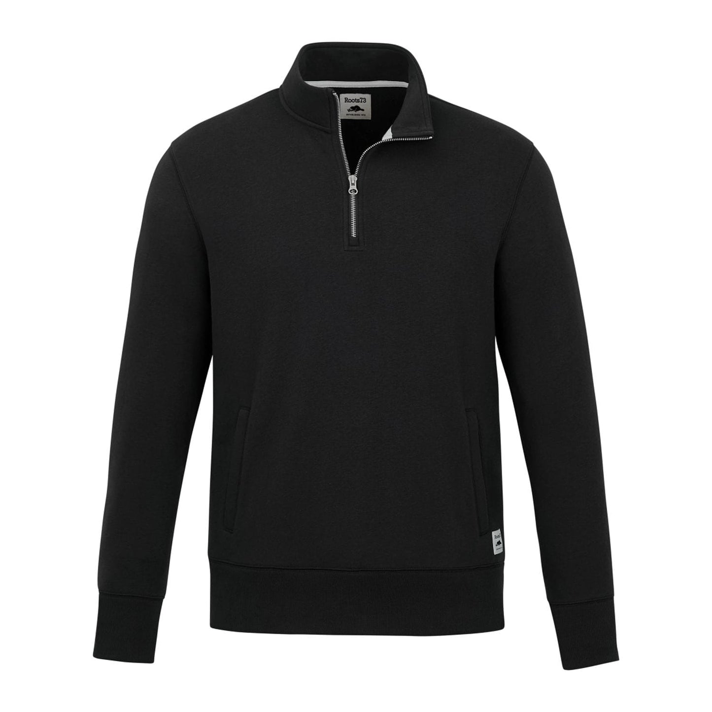 Roots Layering S / Black Roots73 - Men's PADDLECREEK Quarter-Zip Pullover