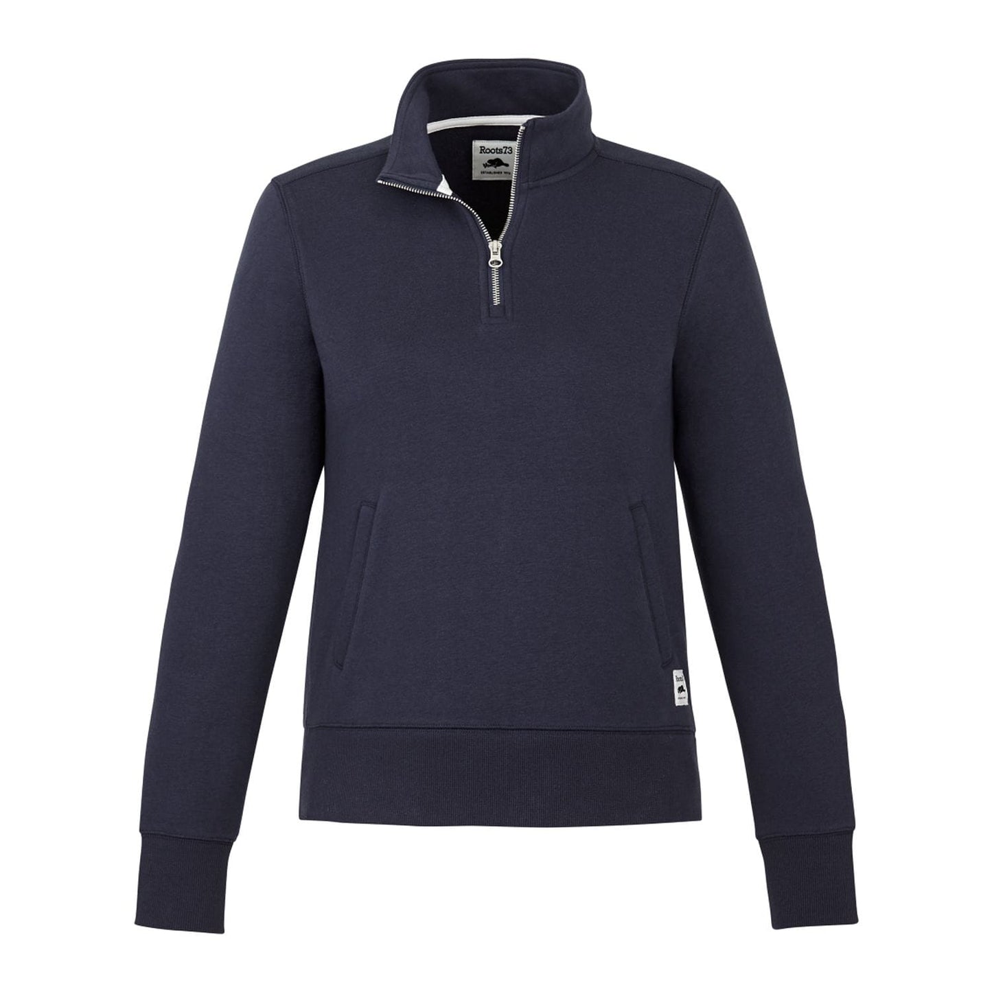 Roots Layering XS / Atlantic Navy Roots73 - Women's PADDLECREEK Quarter-Zip Pullover