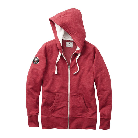 Roots Sweatshirts XS / Dark Red Heather Roots73 - Women's SANDYLAKE French Terry Full Zip Hoody