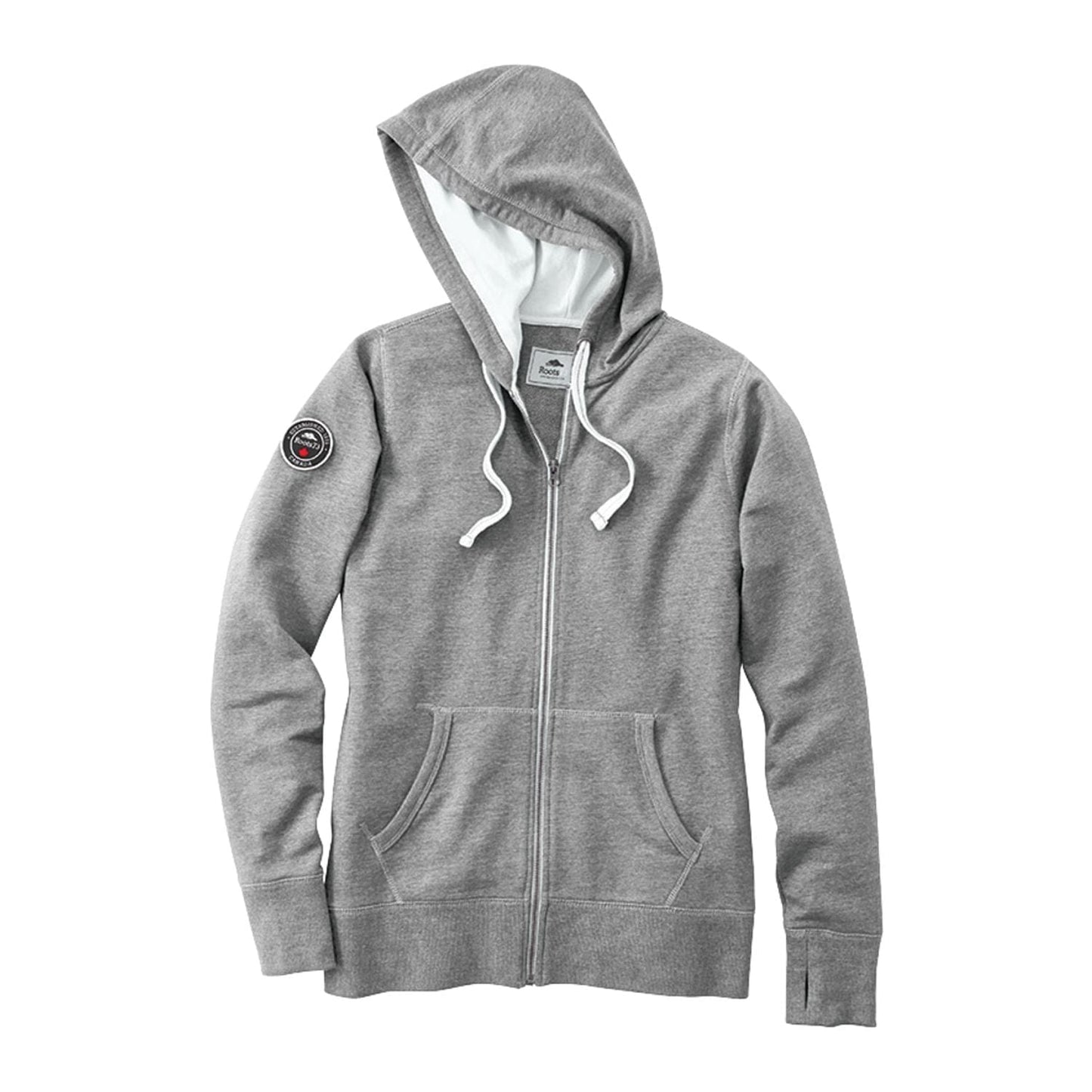 Roots Sweatshirts XS / Grey Mix Roots73 - Women's SANDYLAKE French Terry Full Zip Hoody