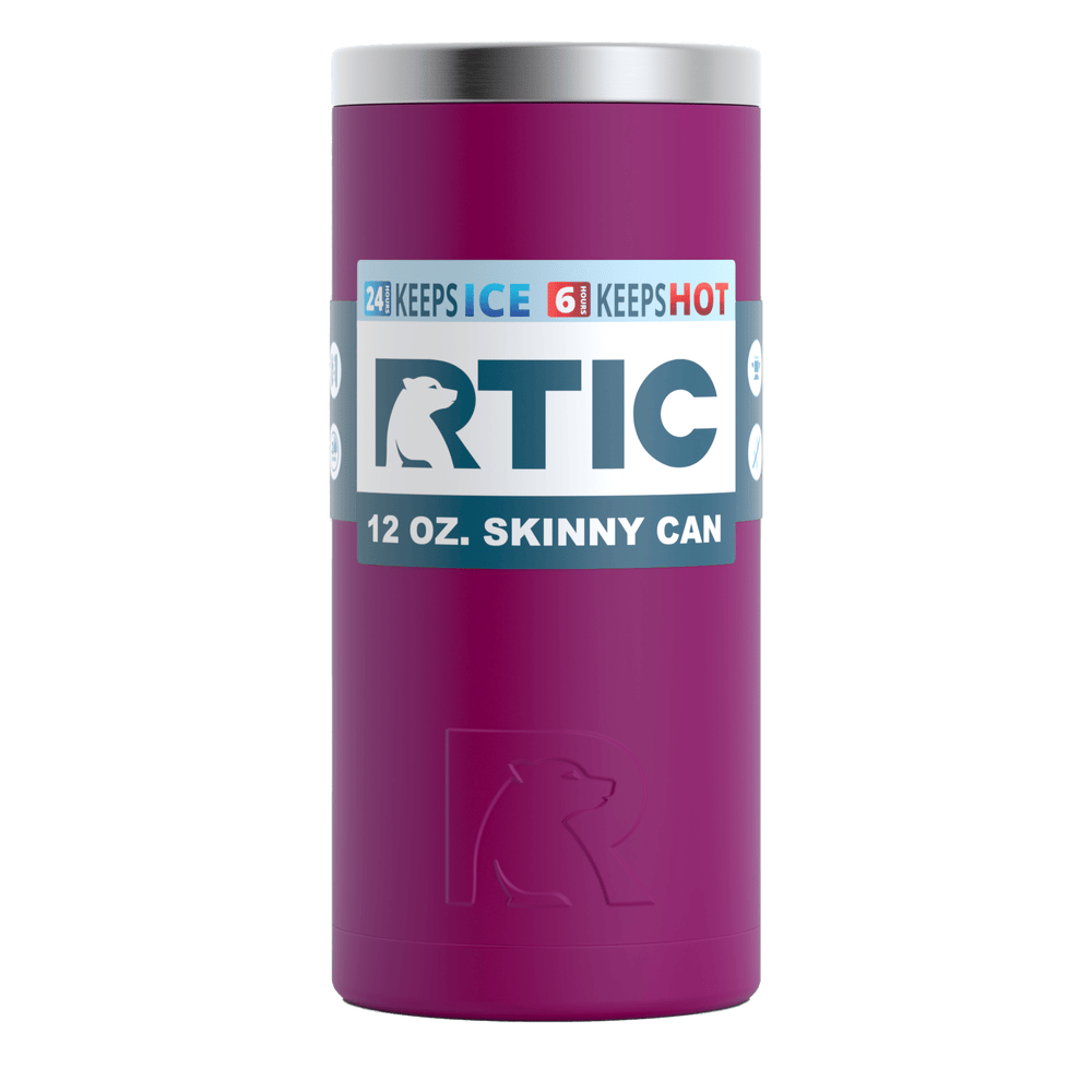 RTIC Drinkware 12oz / Very Berry RTIC - Essential Skinny Can Cooler 12oz