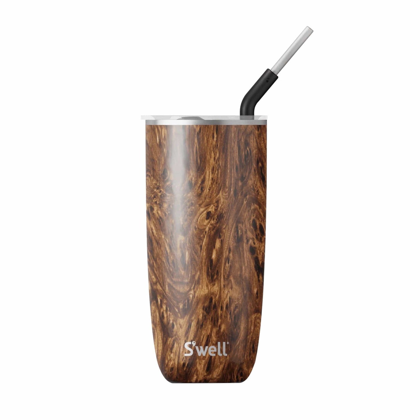 S'well Drinkware One Size / Teakwood S'well - Tumbler w/Straw 24oz