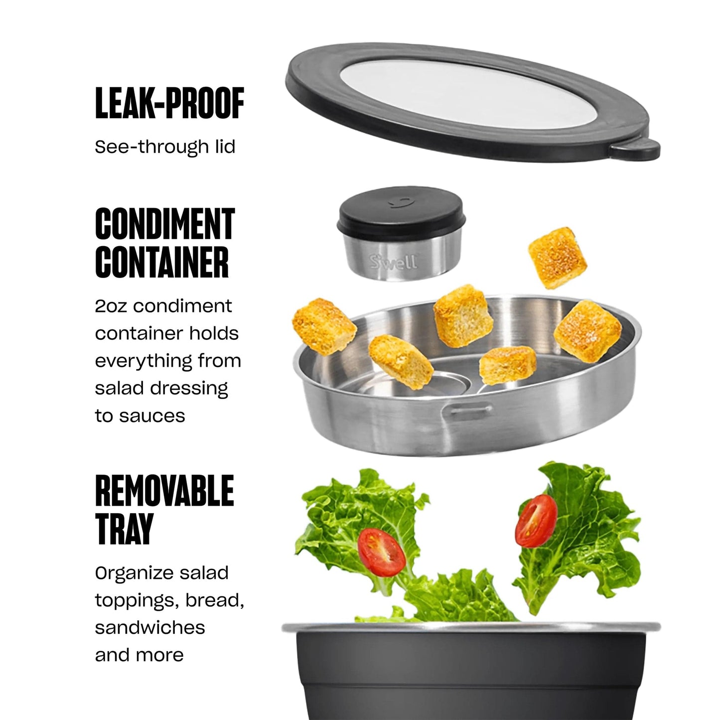 S'well Home & Office S'well - Salad Bowl Kit