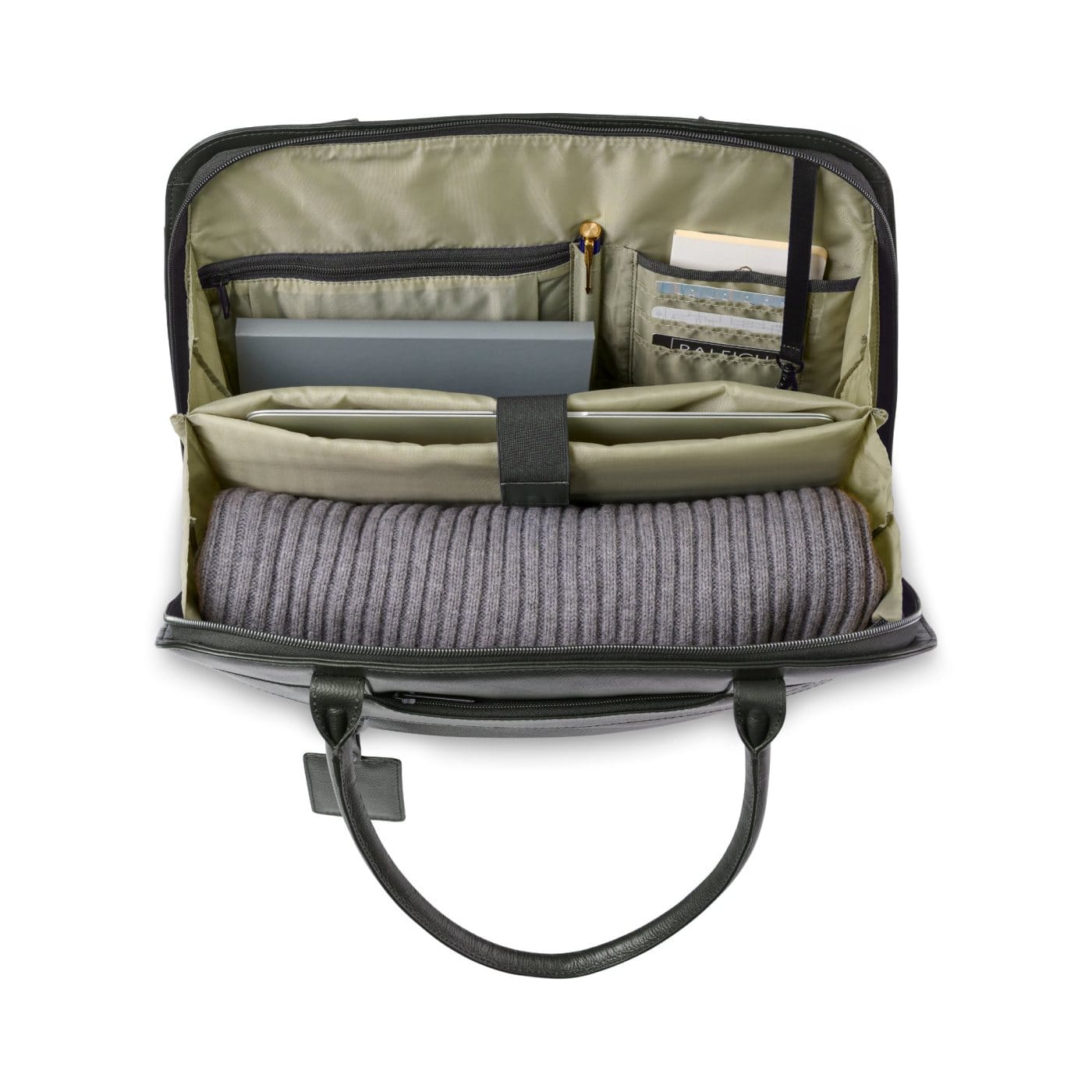 Samsonite Bags One Size / Black Samsonite - Leather Laptop Tote