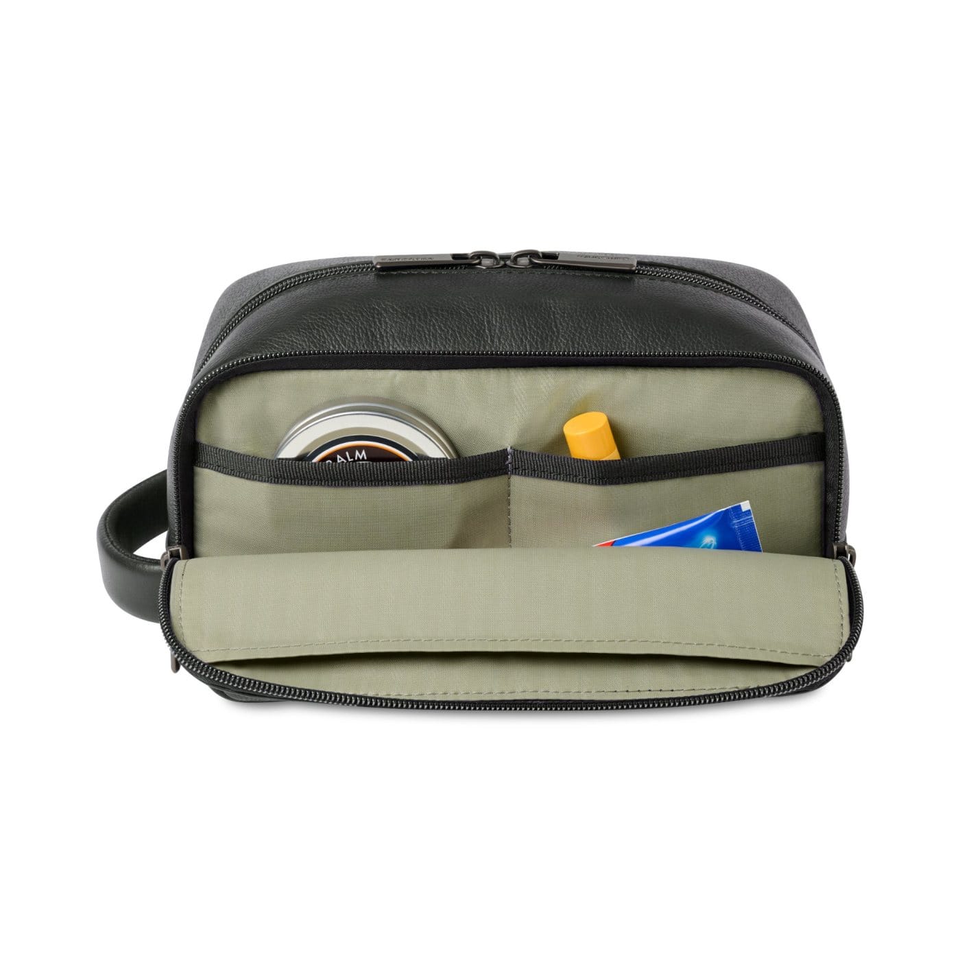Samsonite Bags One Size / Black Samsonite - Leather Toiletry Bag