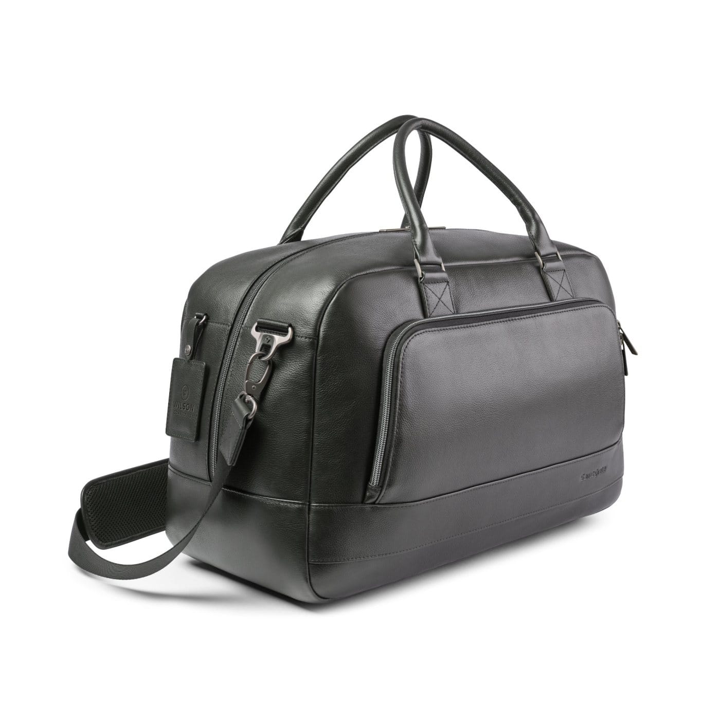 Samsonite Bags One Size / Black Samsonite - Leather Weekender Bag