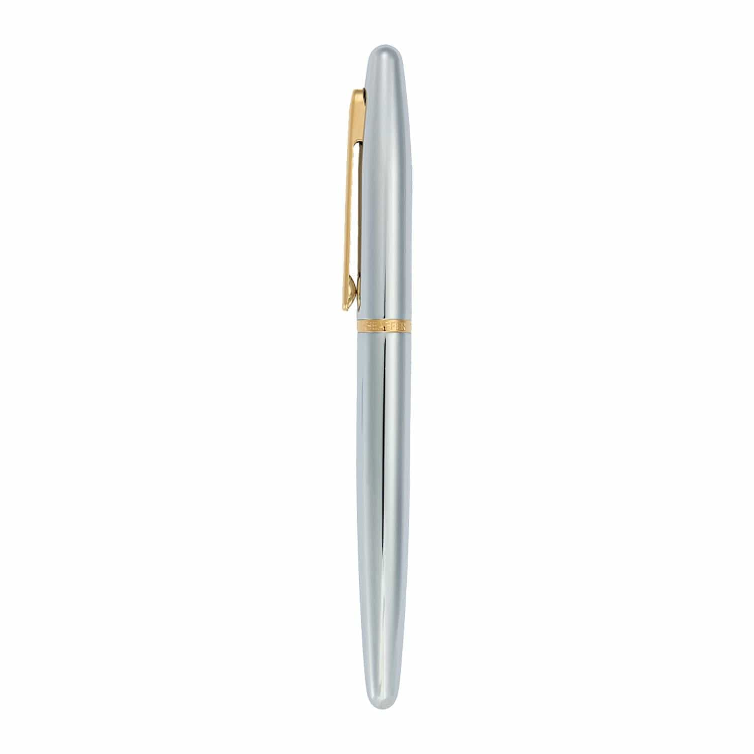 Sheaffer Writing Instruments One Size / Silver Sheaffer - VFM Polished Chrome w/Gold Roller Ball Pen