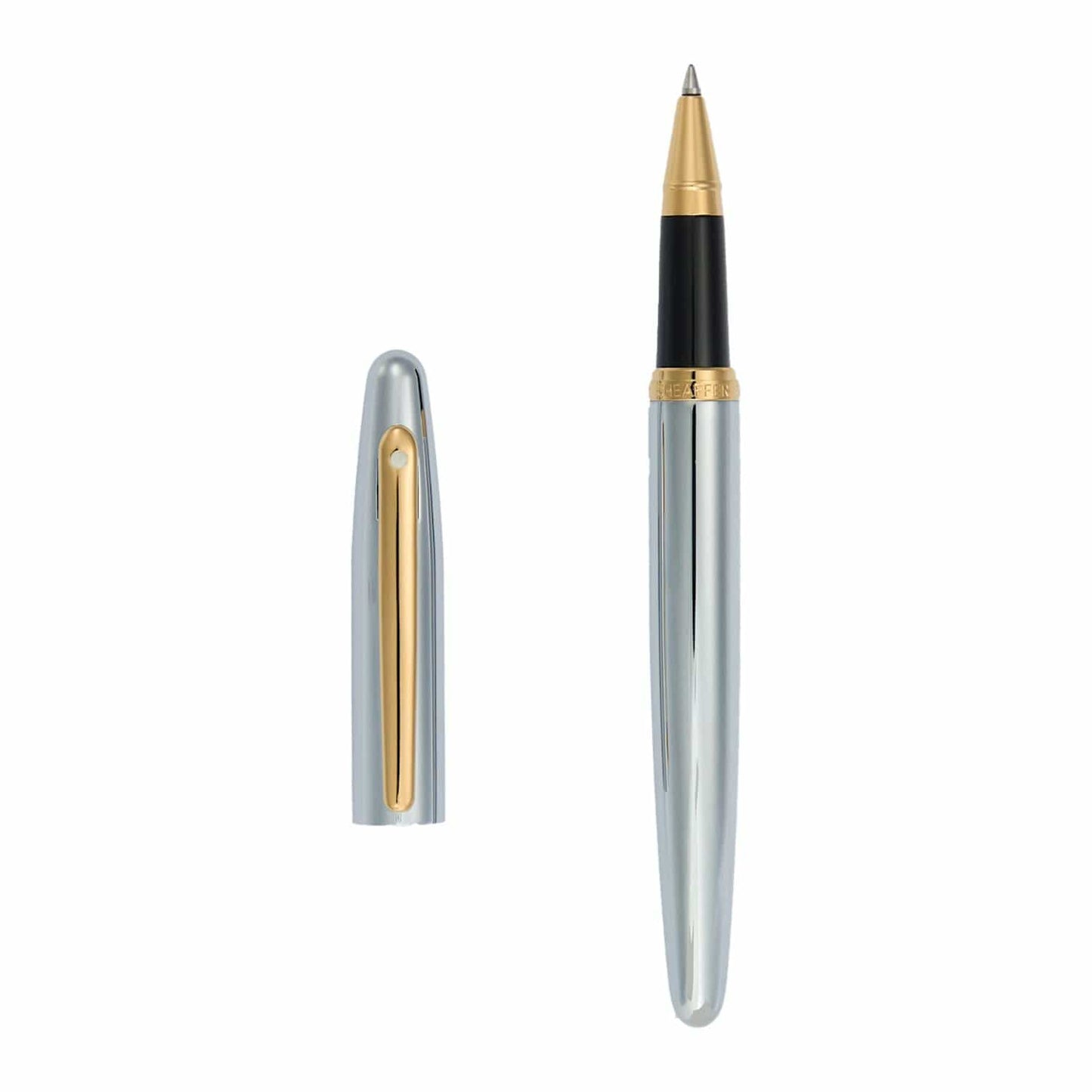 Sheaffer Writing Instruments One Size / Silver Sheaffer - VFM Polished Chrome w/Gold Roller Ball Pen