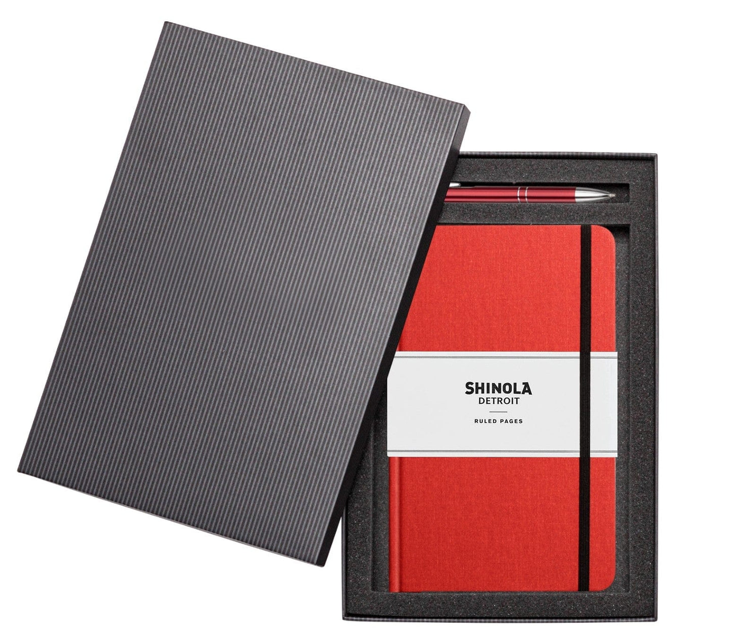 Shinola Accessories 5.25" x 8.25" / Ablaze Shinola - Hardcover Journal/Clicker Pen Set