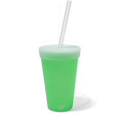 SiliPINT Accessories 16oz / Glow Green Silipint - Straw Tumbler 16oz - Glow in the Dark