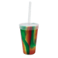 SiliPINT Drinkware 16oz / Hibiscus Silipint - Straw Tumbler 16oz