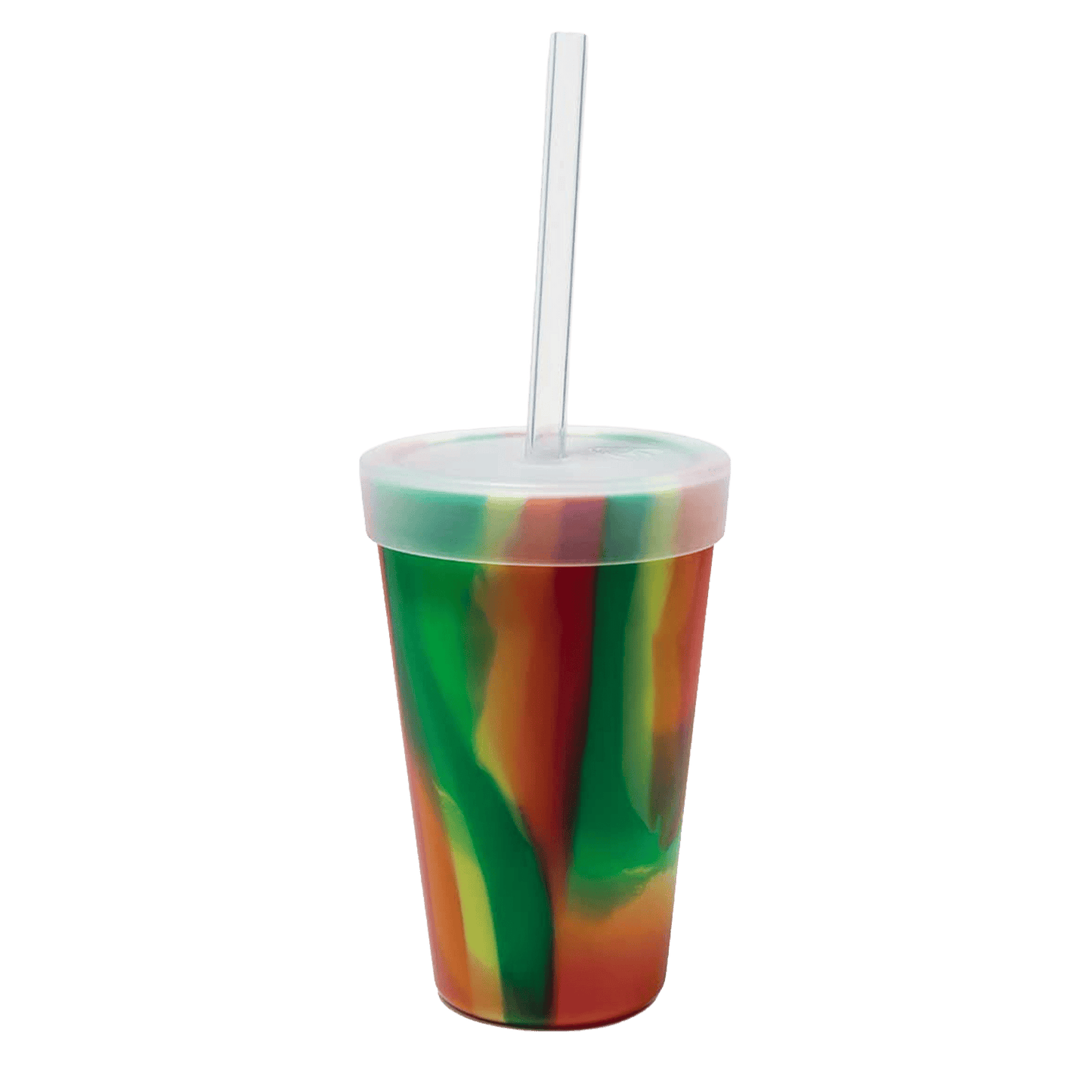 SiliPINT Drinkware 16oz / Hibiscus Silipint - Straw Tumbler 16oz