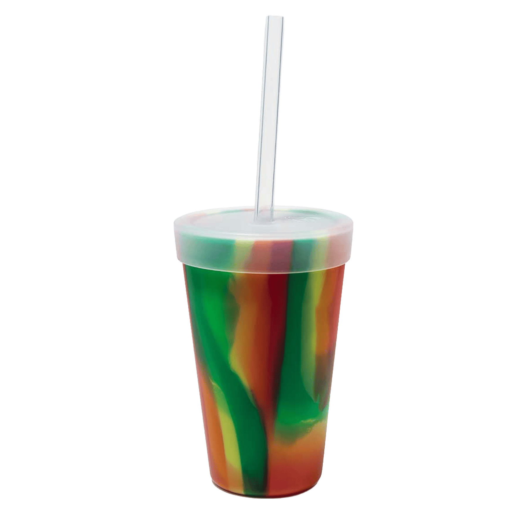 SiliPINT Drinkware 16oz / Hibiscus Silipint - Straw Tumbler 16oz