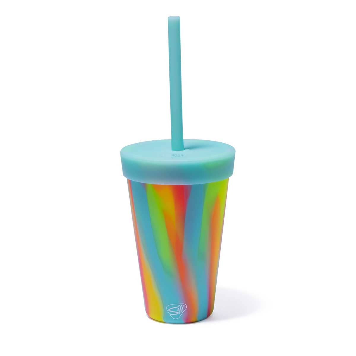 SiliPINT Drinkware 16oz / Sugar Rush Silipint - Straw Tumbler 16oz