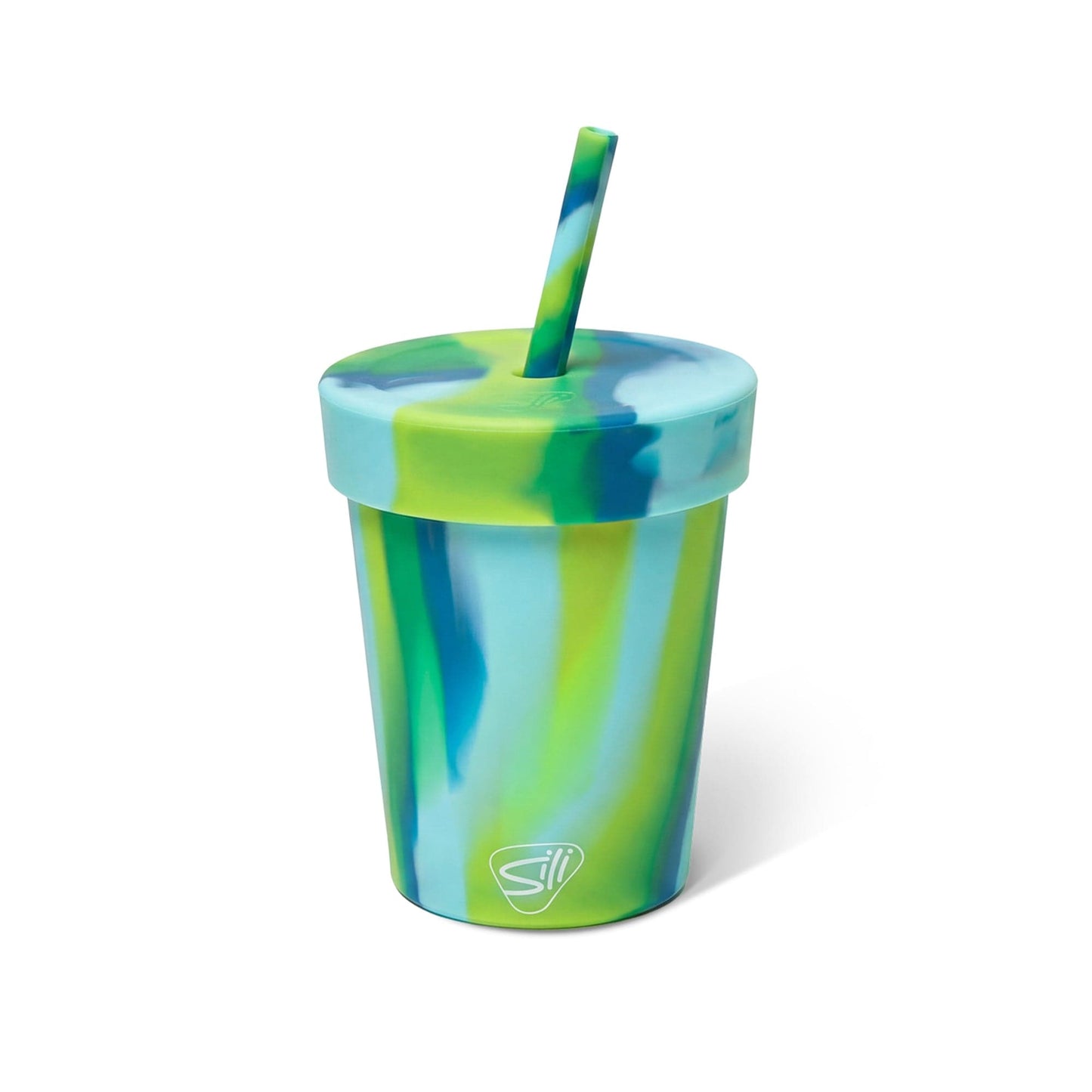 SiliPINT Drinkware 8oz / Sea Swirl Silipint - Kids Tumbler 8oz