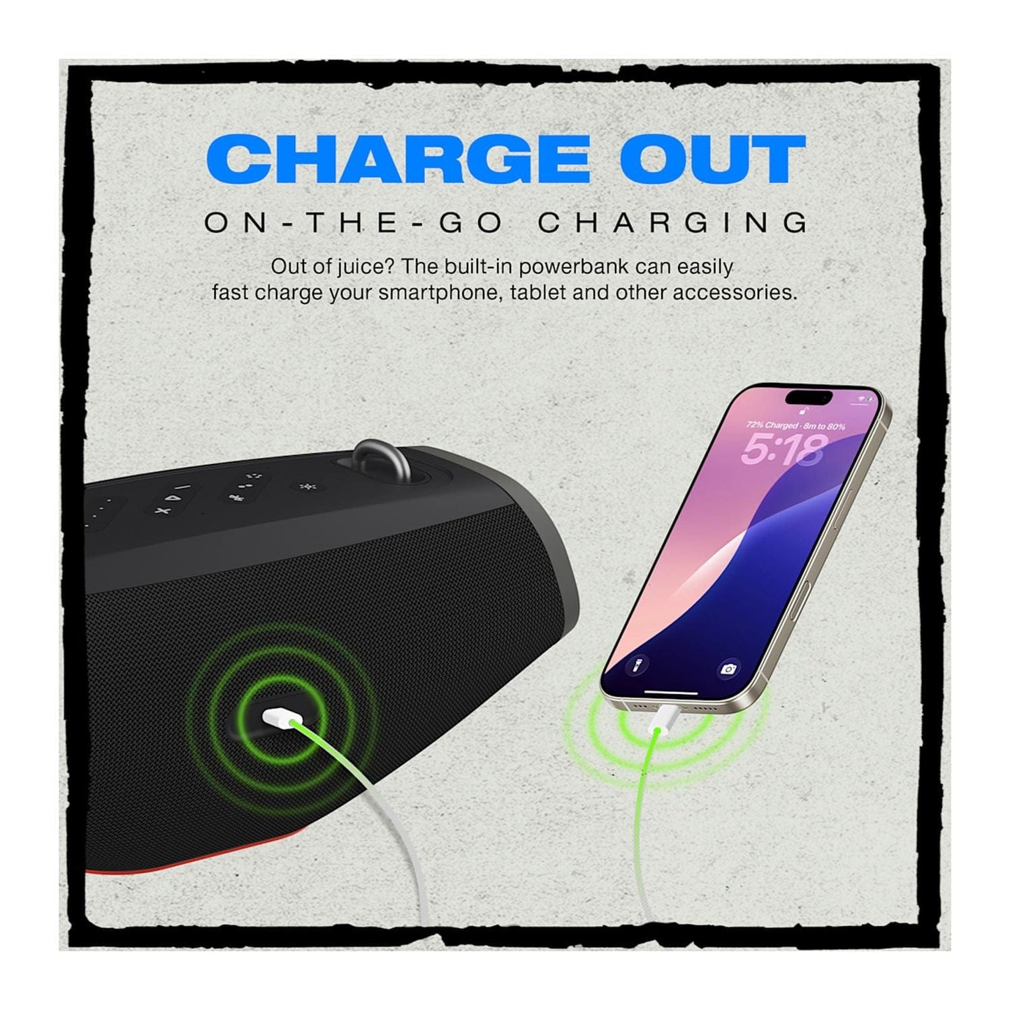 Skullcandy Electronics One Size / Black Skullcandy - Barrel Mini Party Speaker