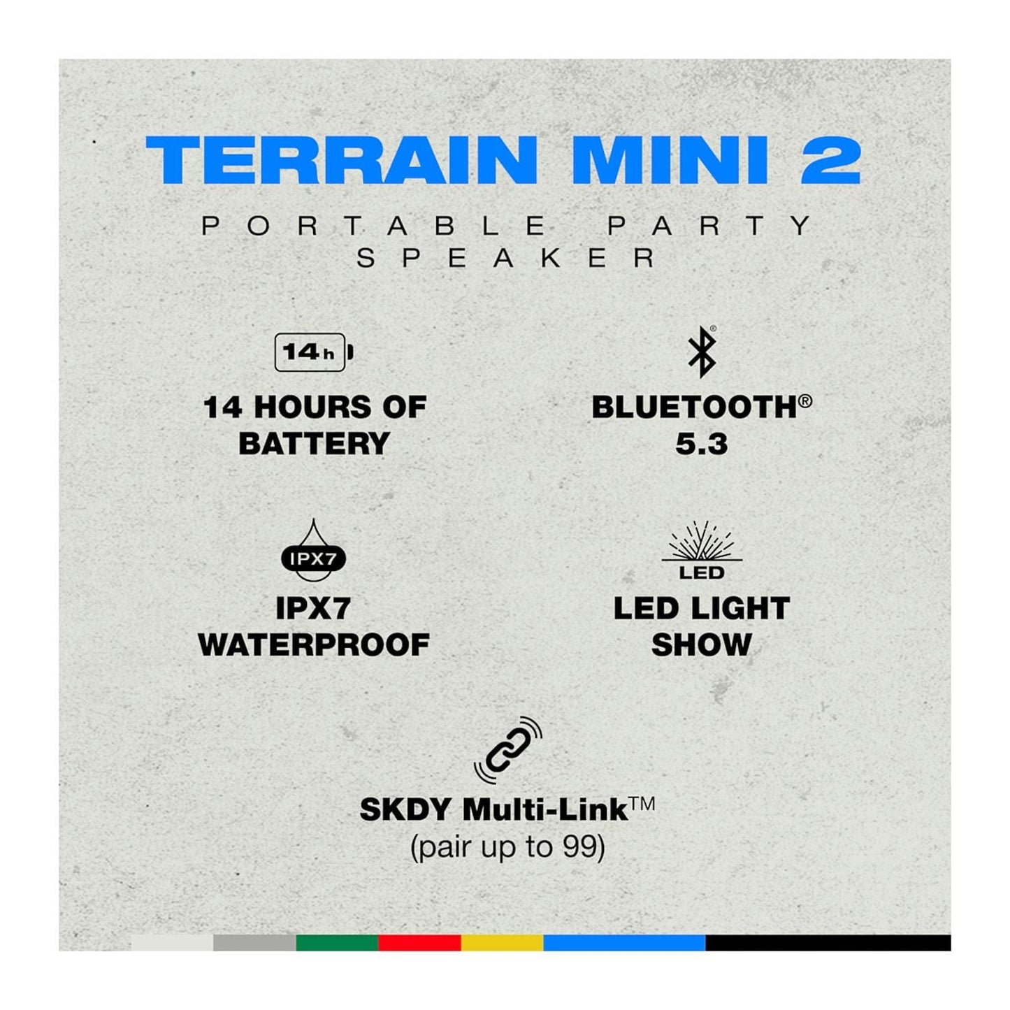 Skullcandy Electronics One Size / Black Skullcandy - Terrain Mini 2 Bluetooth Speaker