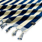 Slowtide Blankets & Towels One Size / Blue Slowtide - Cabana Fringe Premium Terry Towel