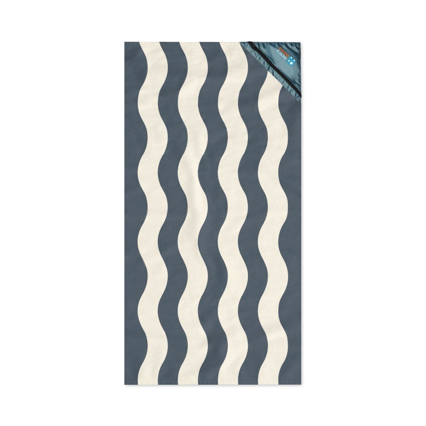 Slowtide Blankets & Towels One Size / Grey Slowtide - Stripe Pocket Beach Towel