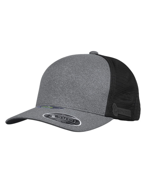 Spyder Headwear One Size / Black/Black Heather Spyder - Resystr Flexfit Trucker Hat