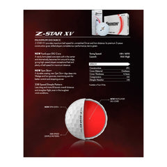 Srixon Accessories 3-Ball / White Srixon - Z-STAR XV Golf Balls 3-Pack