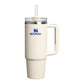 Stanley Drinkware 30oz / Cream w/Royal Accent Stanley - Quencher H2.O FlowState™ Tumbler 30oz