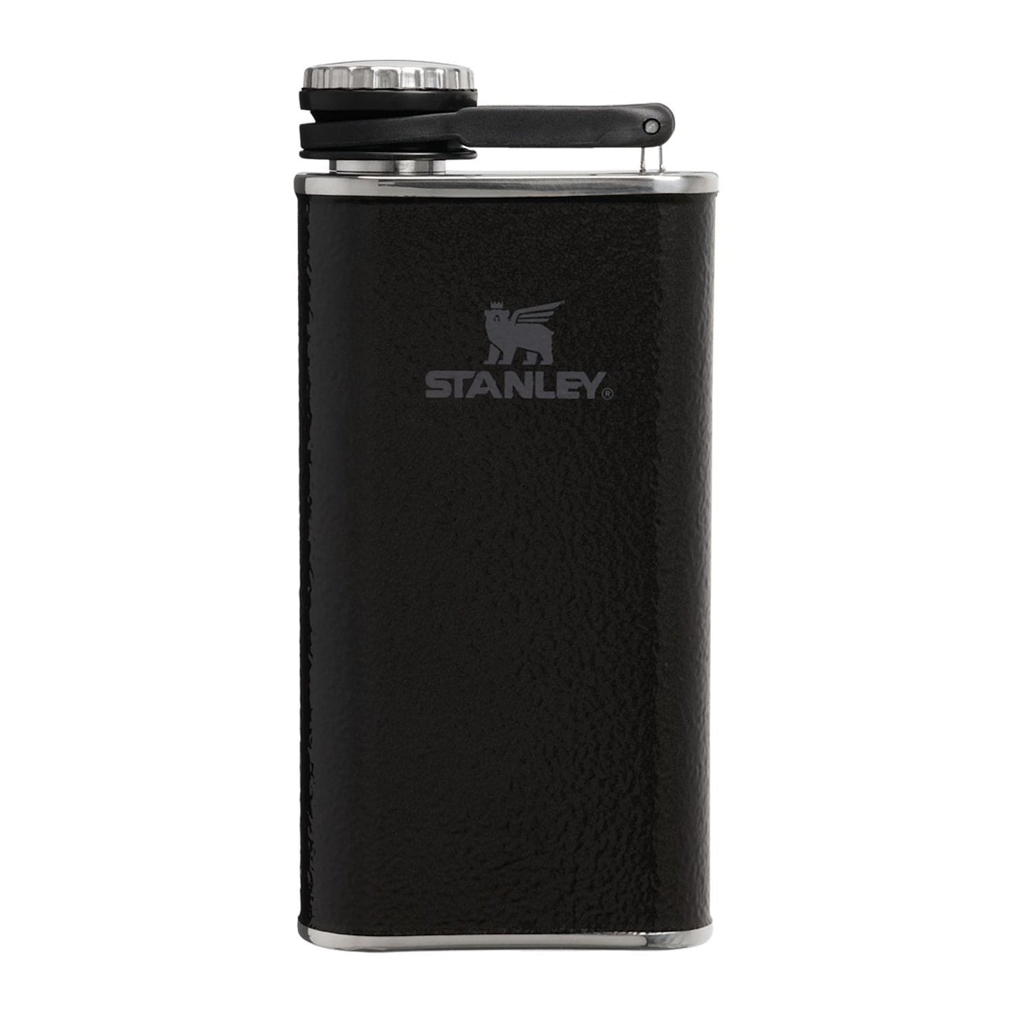 Stanley Drinkware 8oz / Hammertone Black Stanley - Easy Fill Wide Mouth Flask 8oz
