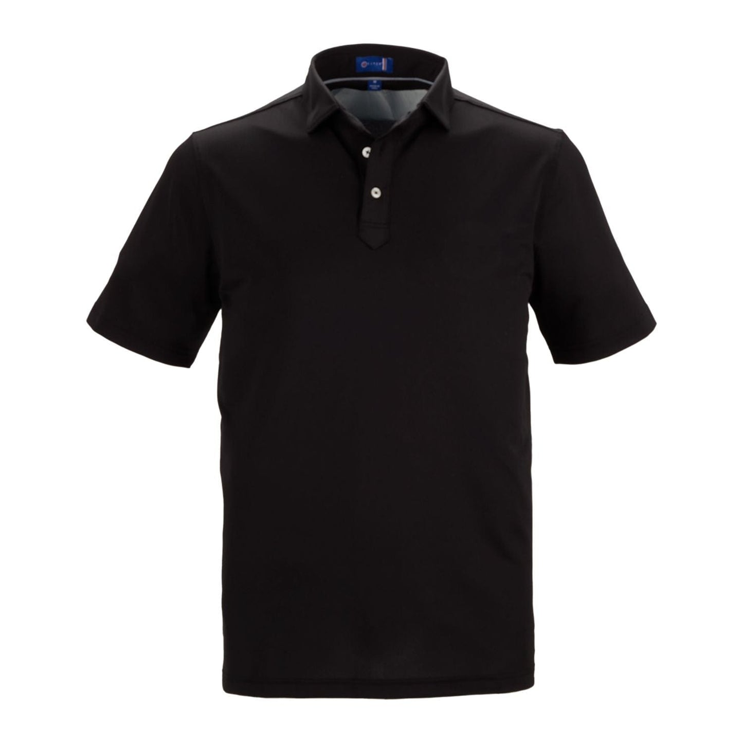 STITCH Polos S / Black STITCH - Men's Solid Short Sleeve Pique Polo