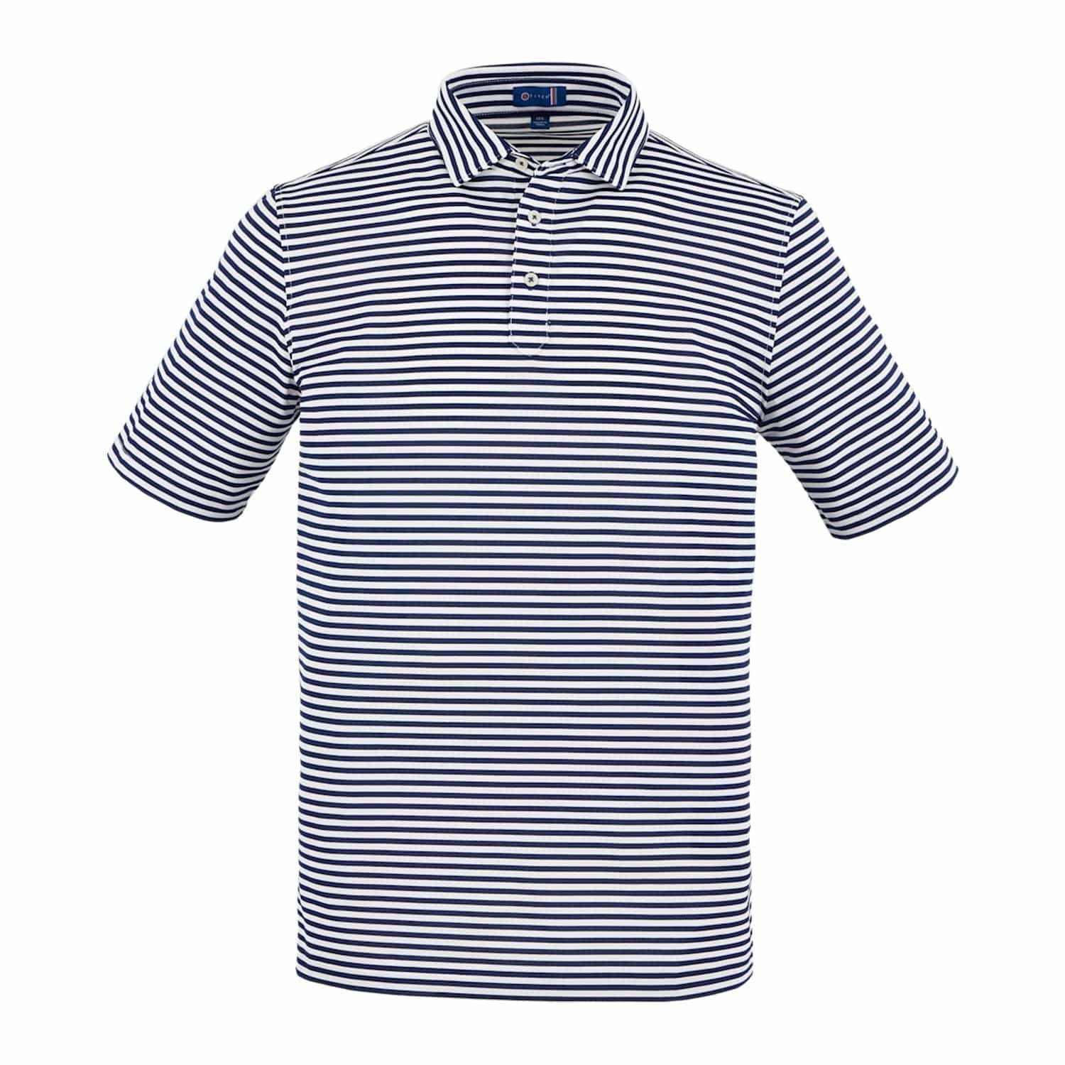 STITCH Polos S / Stitch Navy STITCH - Men's Atlantic Stripe Polo