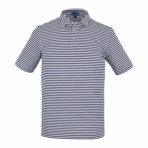 STITCH Polos S / Stitch Navy STITCH - Men's Atlantic Stripe Polo