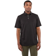 STITCH Polos STITCH - Men's Solid Short Sleeve Pique Polo