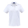 STITCH Polos XS / White STITCH - Women's Solid Short Sleeve Pique Polo