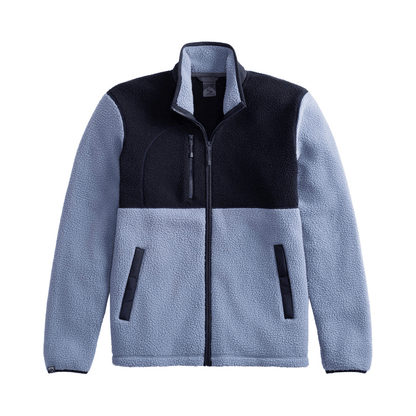 Storm Creek Fleece S / Shadow Grey/Navy Storm Creek - Men's Warm-Up Colorblock Sherpa Fleece Jacket