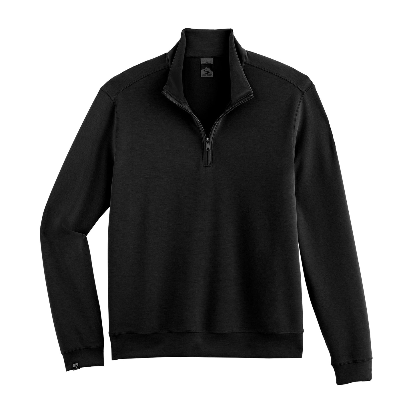 Storm Creek Layering S / Black Storm Creek - Men's Comfort Zone Modal Blend Quarter-Zip