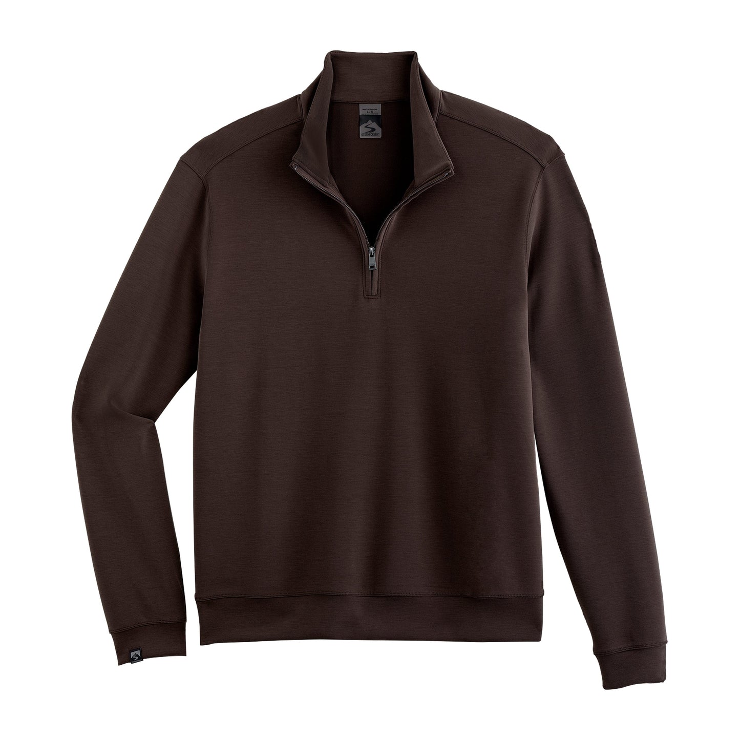 Storm Creek Layering S / Chocolate Brown Storm Creek - Men's Comfort Zone Modal Blend Quarter-Zip