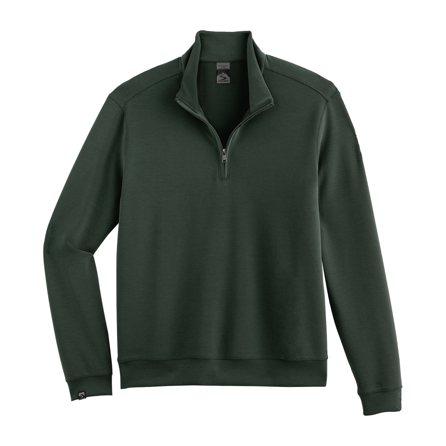 Storm Creek Layering S / Spruce Green Storm Creek - Men's Comfort Zone Modal Blend Quarter-Zip