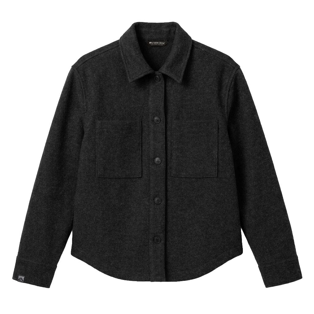 Storm Creek Outerwear XS / Black Storm Creek - Women's Daybreak Wool-Like Shirt Jacket