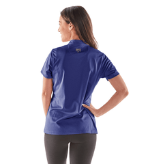 Storm Creek Polos Storm Creek - Women's Optimist II Microstripe Short Sleeve Polo