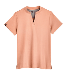 Storm Creek Polos XS / Melon Orange Storm Creek - Women's Optimist II Microstripe Short Sleeve Polo