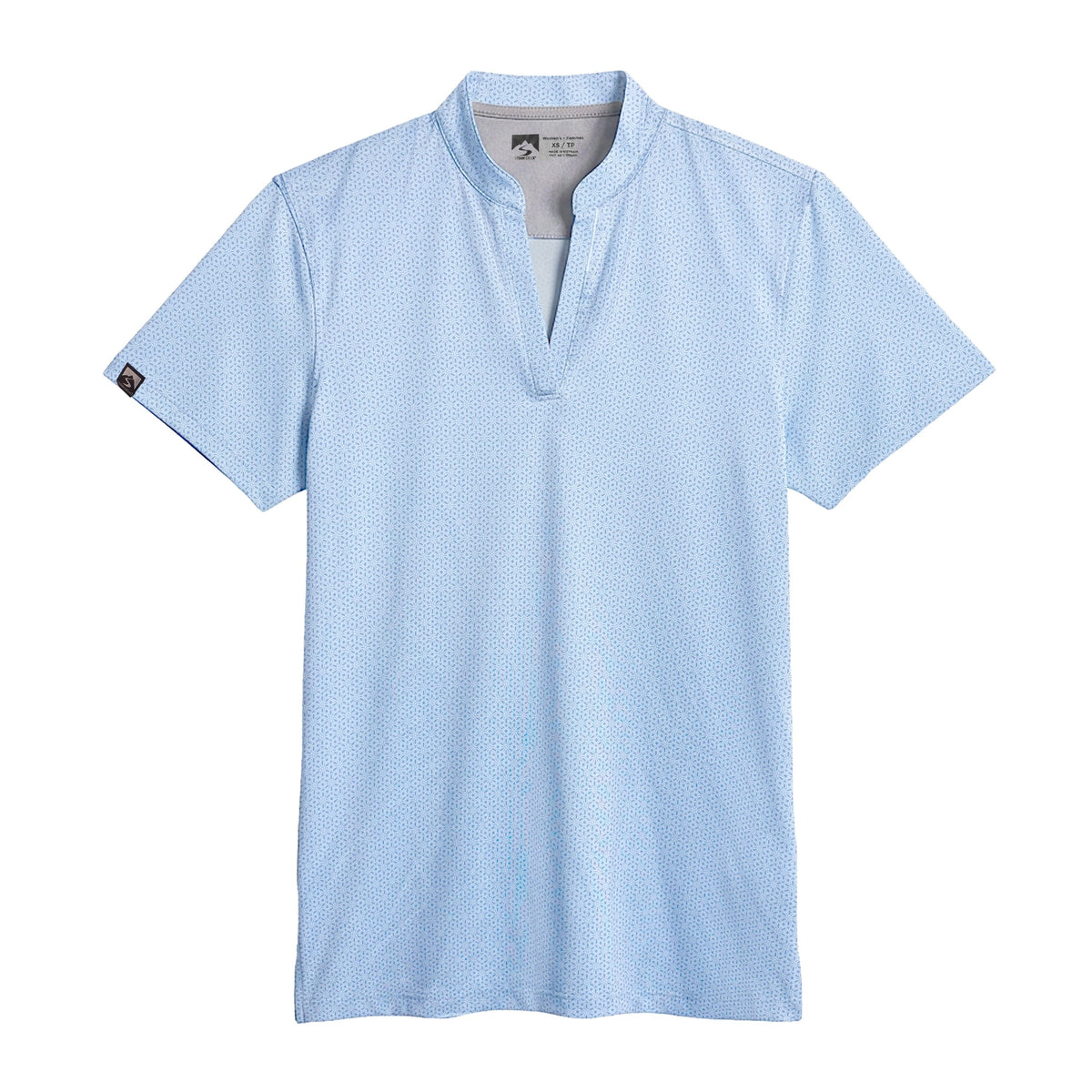 Storm Creek Polos XS / Peri Blue Storm Creek - Women's Vacationer Printed Short Sleeve Polo