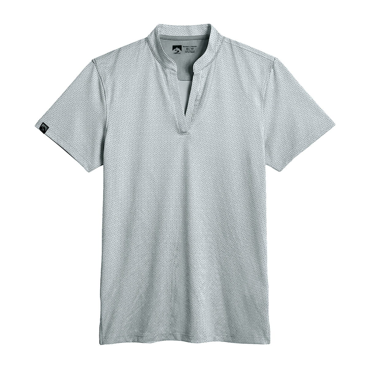 Storm Creek Polos XS / True Grey Storm Creek - Women's Vacationer Printed Short Sleeve Polo