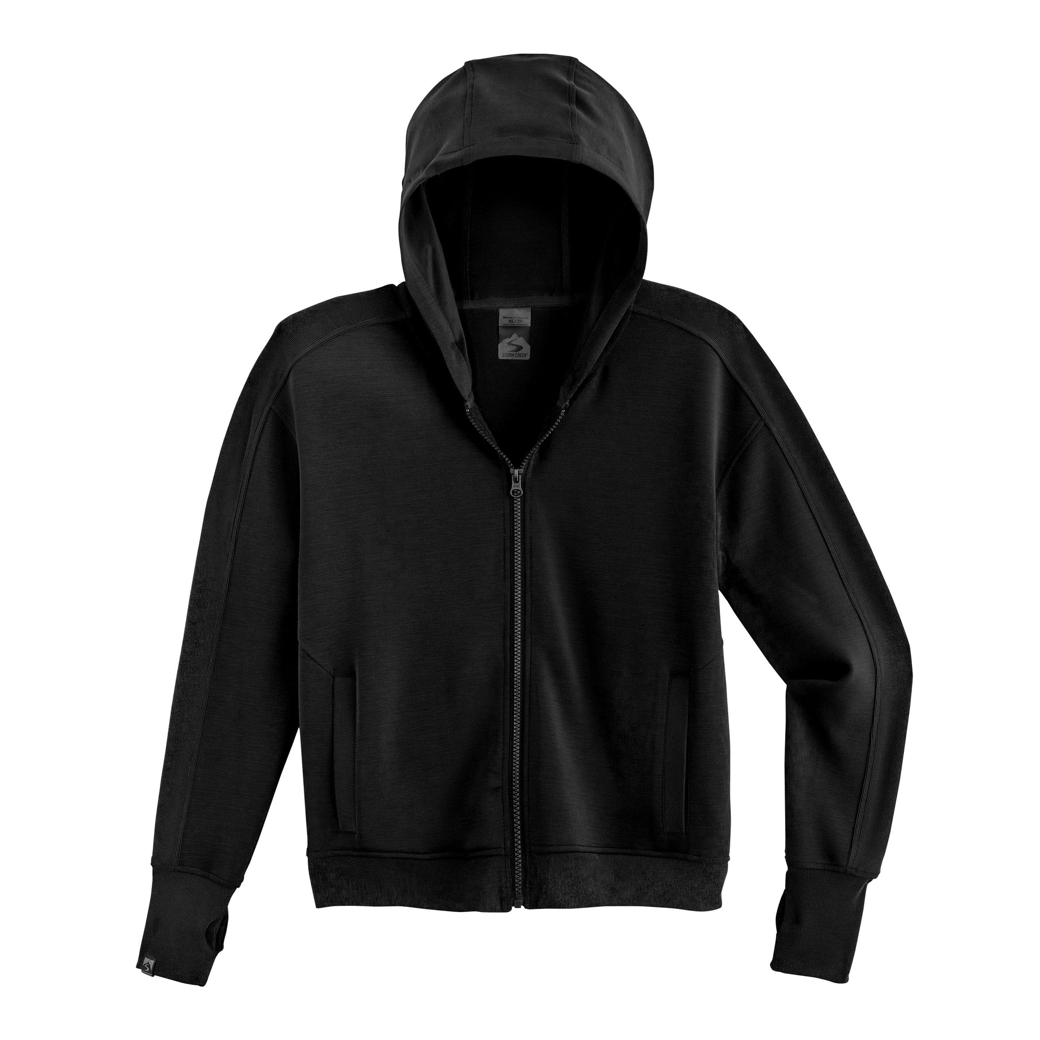Storm Creek Sweatshirts XS / Black Storm Creek - Women's Comfort Zone Modal Blend Full-Zip Hoodie