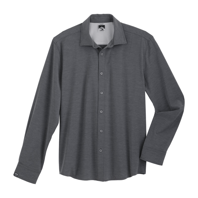 Storm Creek Woven Shirts S / Jet Grey Storm Creek - Men's Prodigy Button Down