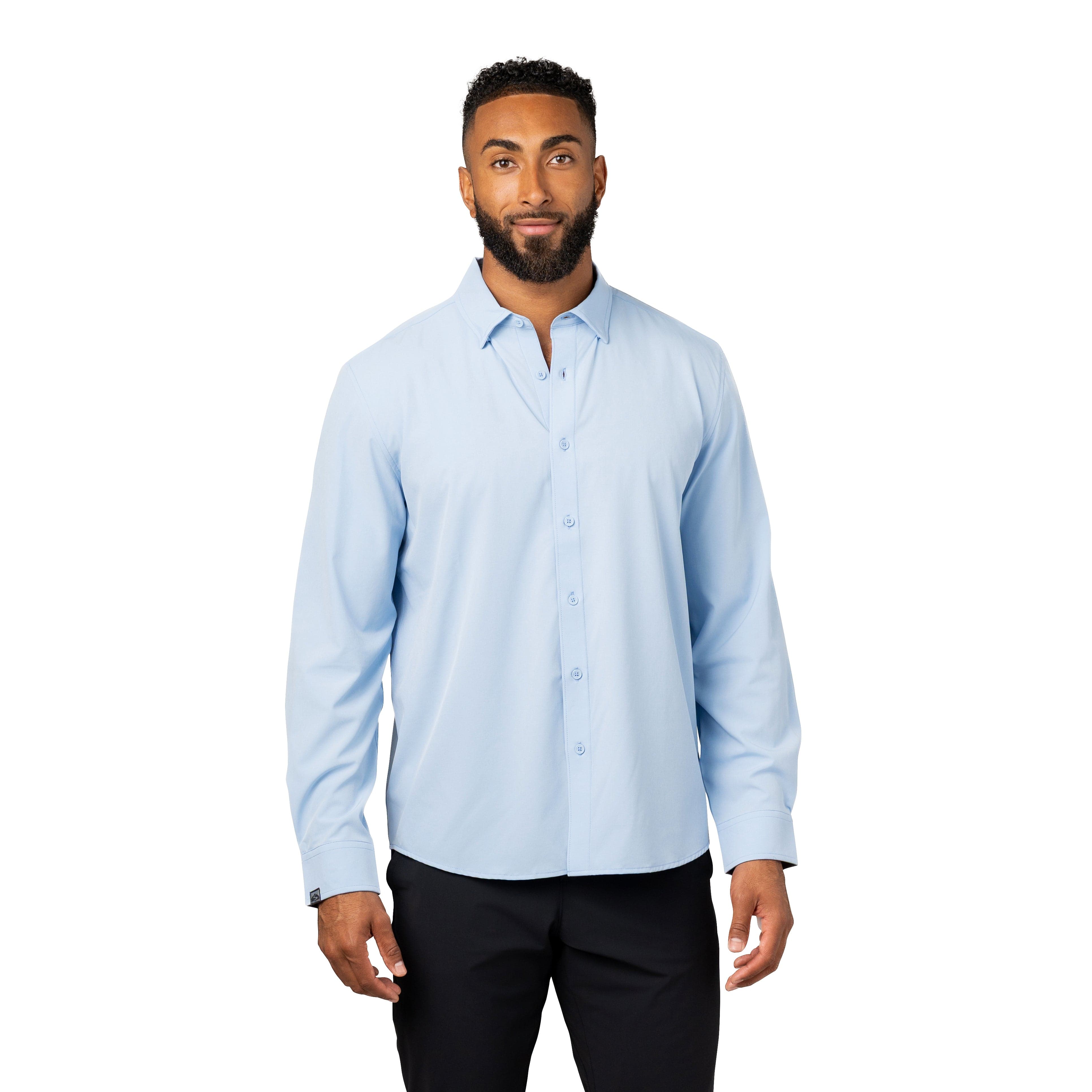 Men's Stretch Woven Shirt | Embroidery Ready