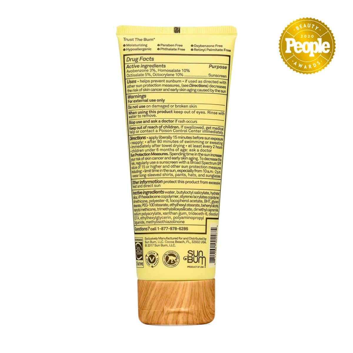 Sun Bum Accessories One Size / Yellow Sun Bum - Original Face 50 Sunscreen Lotion