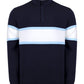 Swannies Golf Layering S / Navy/White Swannies Golf - Men's Owen Quarter-Zip Colorblock Pullover