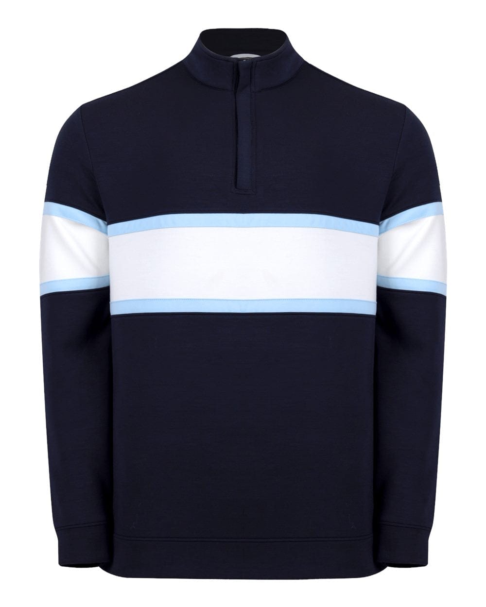 Swannies Golf Layering S / Navy/White Swannies Golf - Men's Owen Quarter-Zip Colorblock Pullover