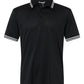 Swannies Golf Polos S / Black Swannies Golf - Men's Thatcher Tipped Polo