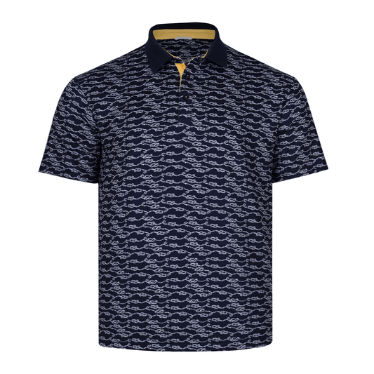 Swannies Golf Polos S / Navy Swannies Golf - Men's Bowline Polo