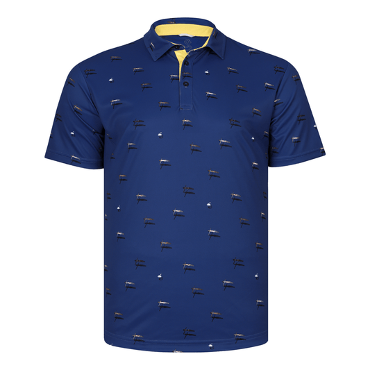 Swannies Golf Polos S / Navy Swannies Golf - Men's Pier Polo